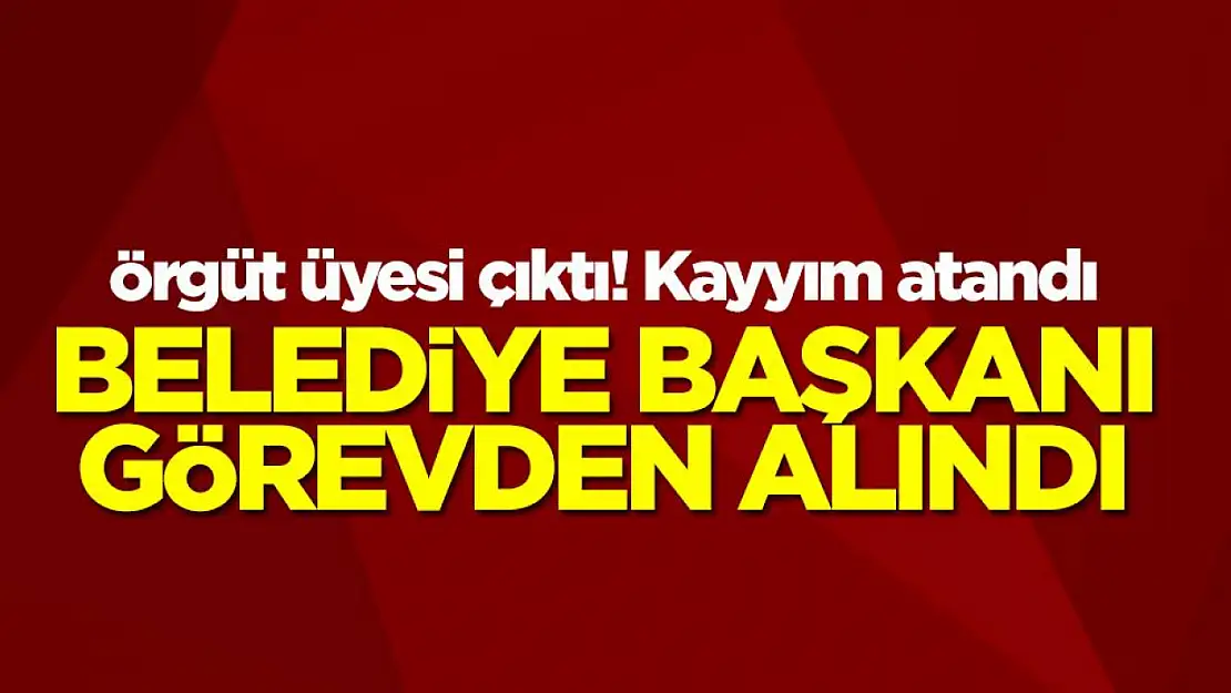 Kars Kağızman Belediye Başkanı görevden alındı