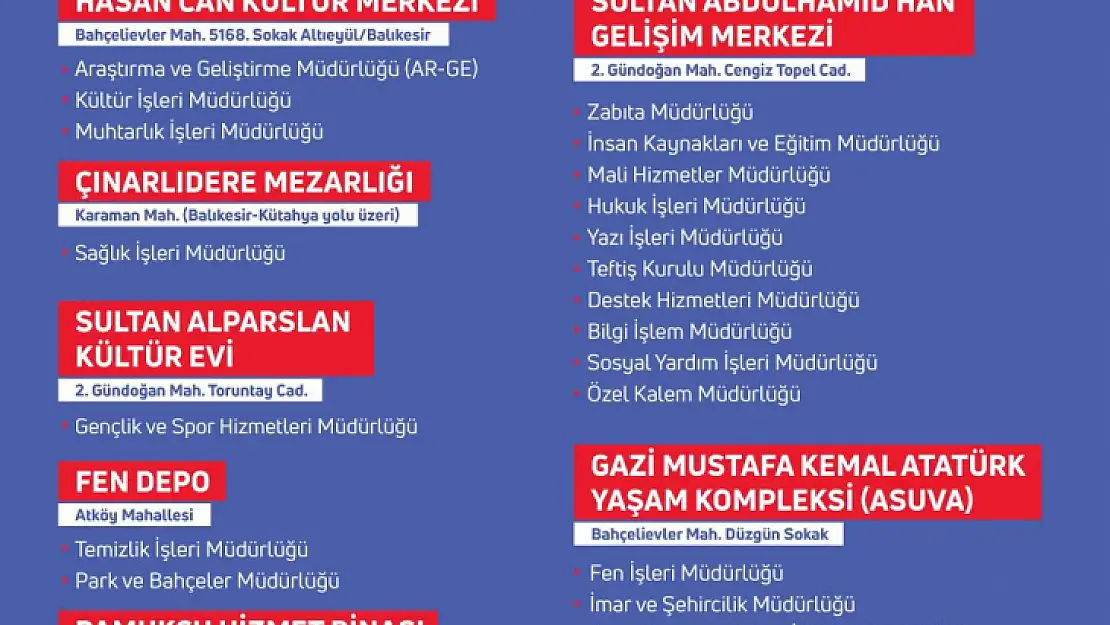 Kendi Binalarımızda Hizmet Vermeye Devam Ediyoruz