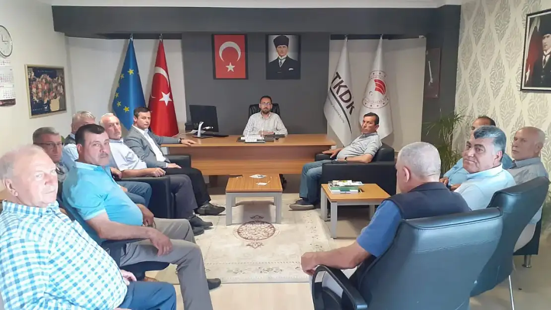 KIRSAL MAHALLE MUHTARLARINDAN TKDK'YA ZİYARET