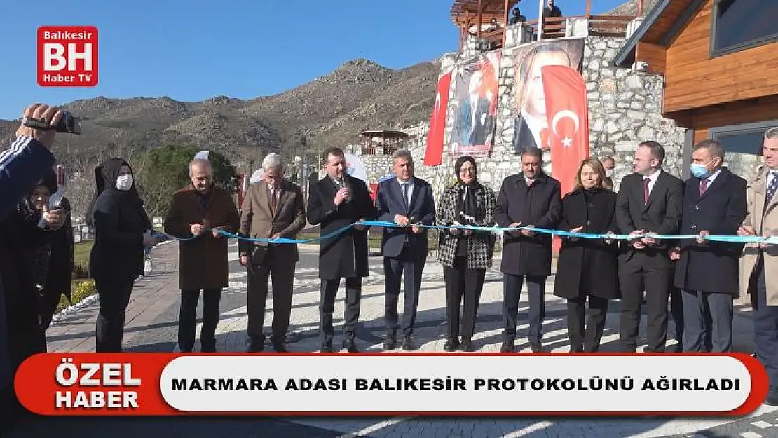 Marmara Adası Balıkesir Protokolünü Ağırladı