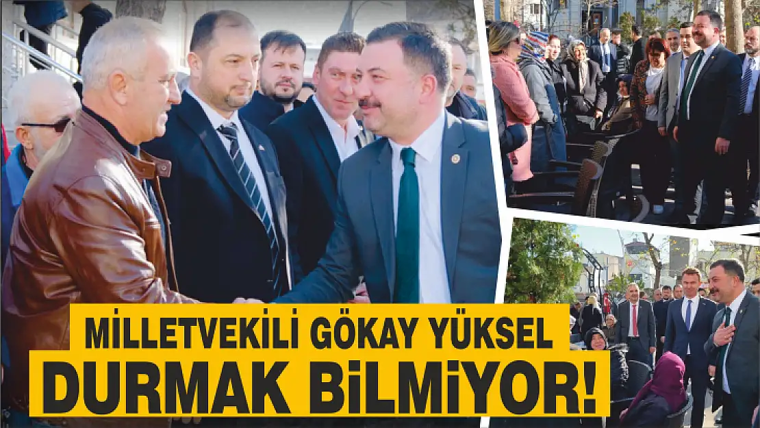 MİLLETVEKİLİ GÖKAY YÜKSEL DURMAK BİLMİYOR!