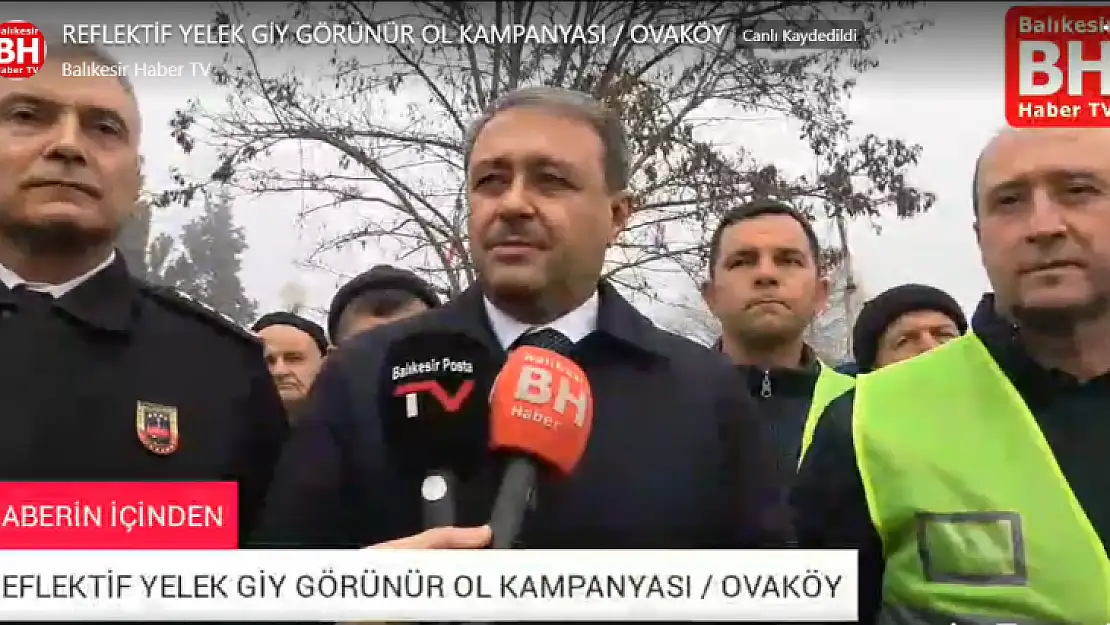 Reflektif YELEK Giy Görünür Ol Kampanyası