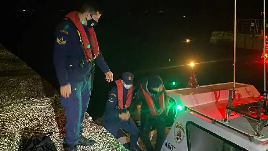 Sahil Güvenlik Alican'ın imdadına yetişti
