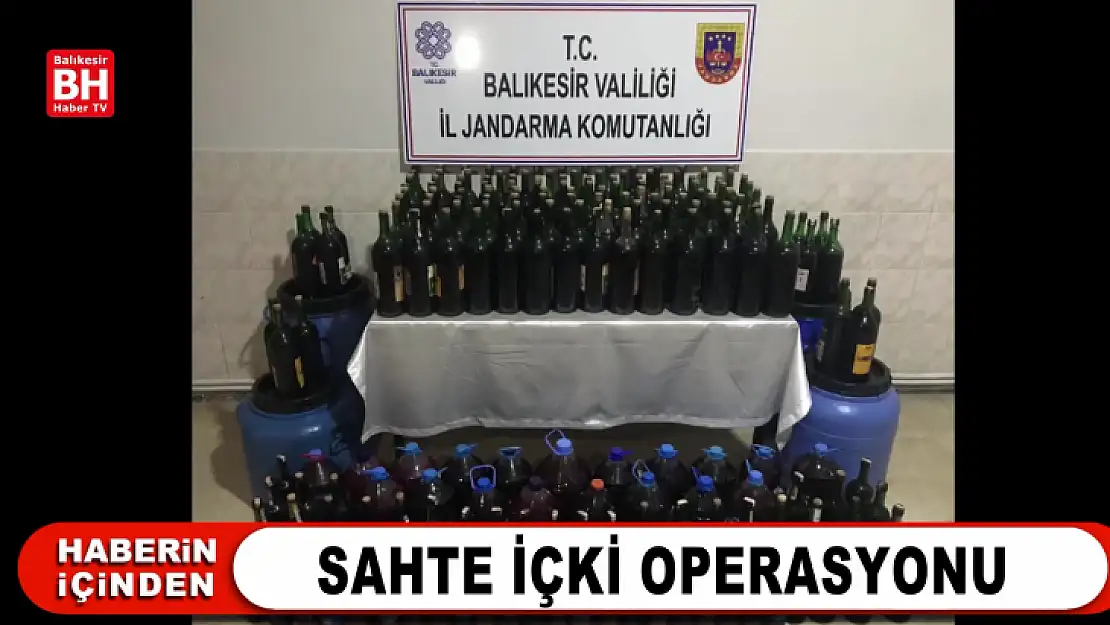 SAHTE İÇKİ OPERASYONU