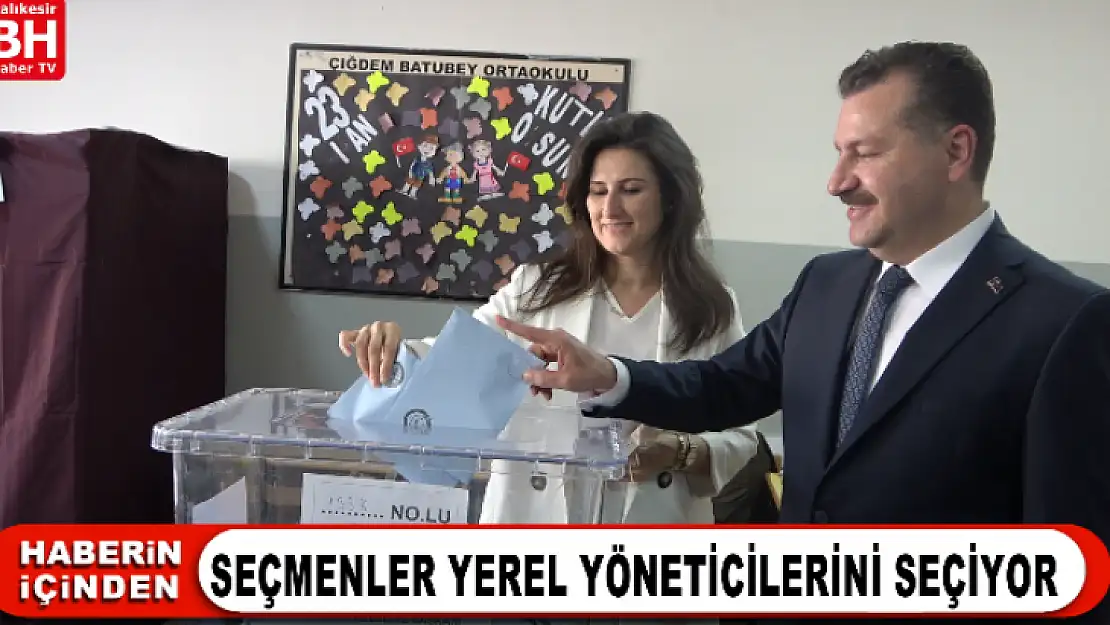 SEÇMENLER YEREL YÖNETİCİLERİNİ SEÇİYOR