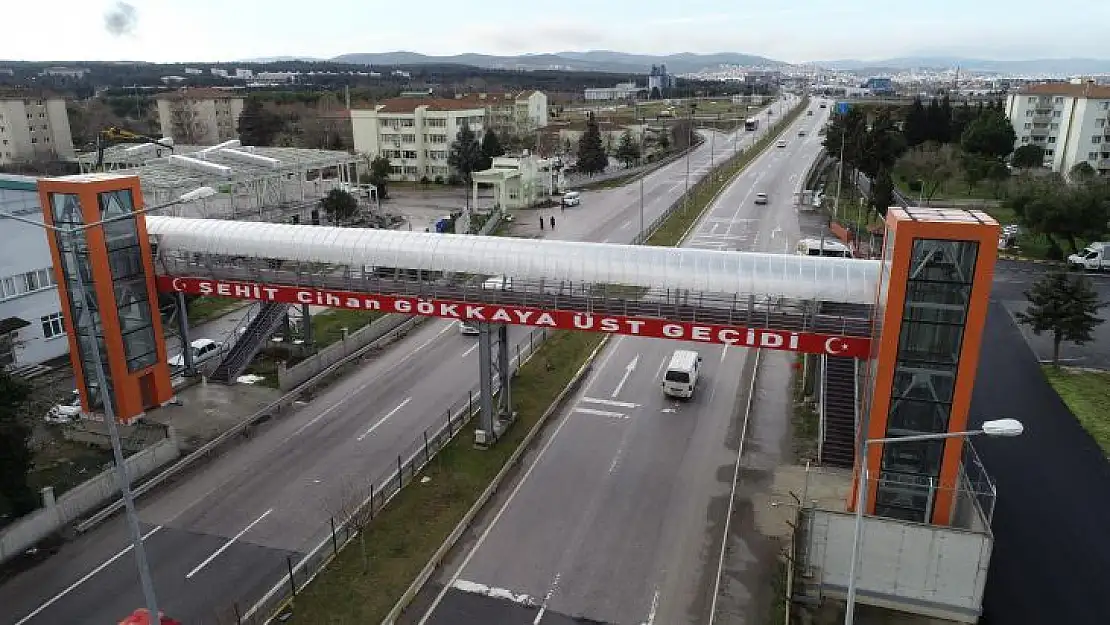Şehit Cihan Gökkaya'nın adı üst geçitte yaşatılacak