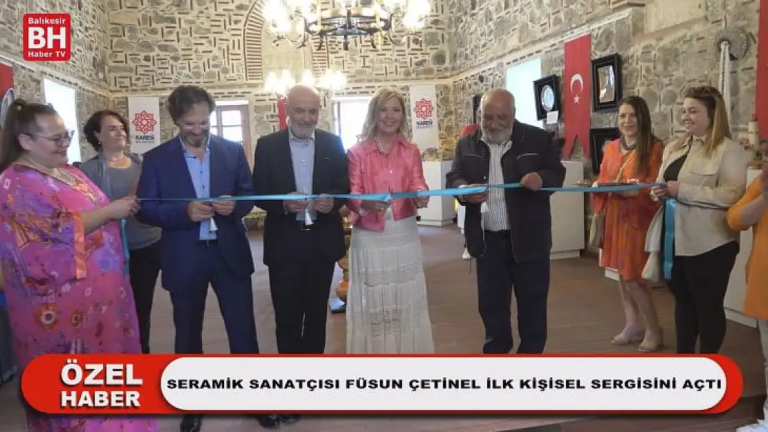 Seramik Sanatçısı Füsun Çetinel İlk Kişisel Sergisini Açtı