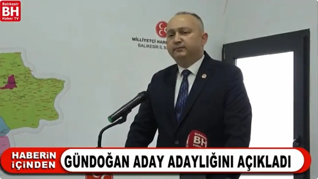 Sertaç Gündoğan Aday Adaylığını Açıkladı