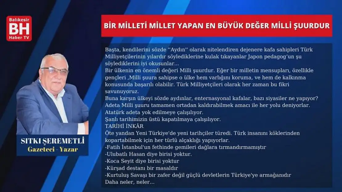 Sıtkı Şeremetli – Köşe Yazısı