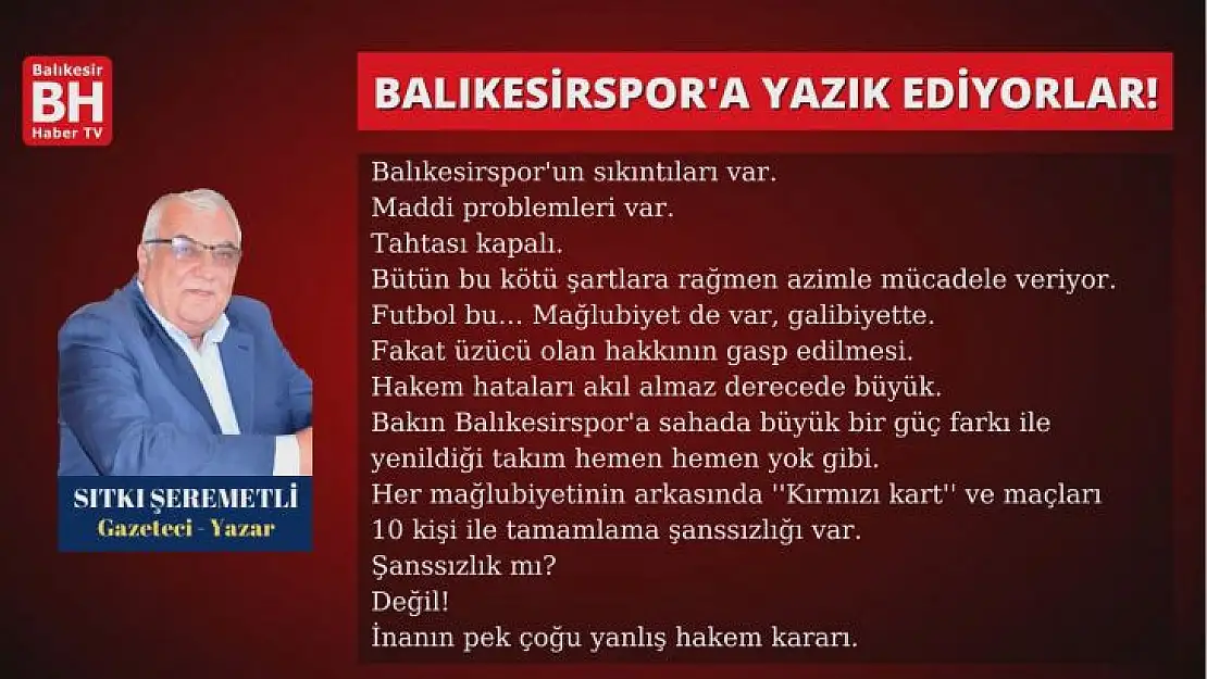 Sıtkı Şeremetli – Köşe Yazısı