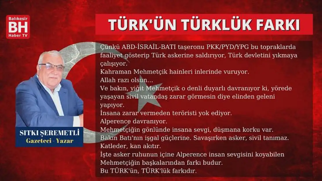 Sıtkı Şeremetli – Köşe Yazısı