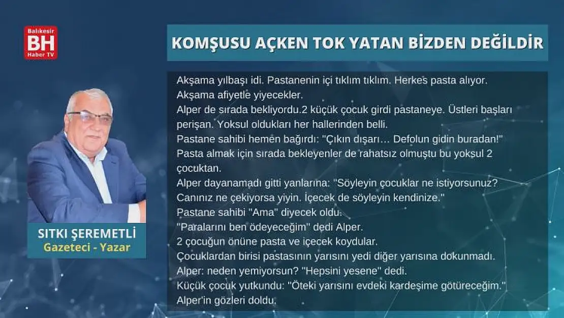 Sıtkı Şeremetli – Köşe Yazısı