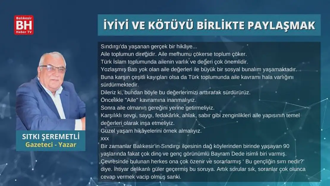 Sıtkı Şeremetli – Köşe Yazısı