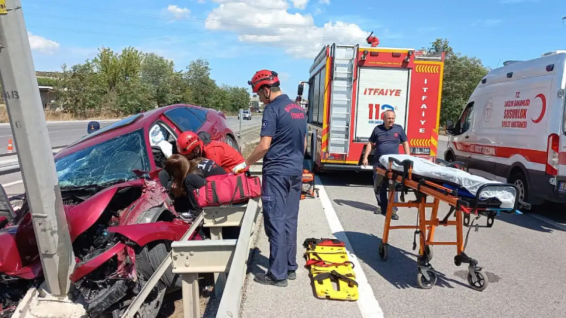 SUSURLUK'TA KAZA 3 KİŞİ YARALANDI 