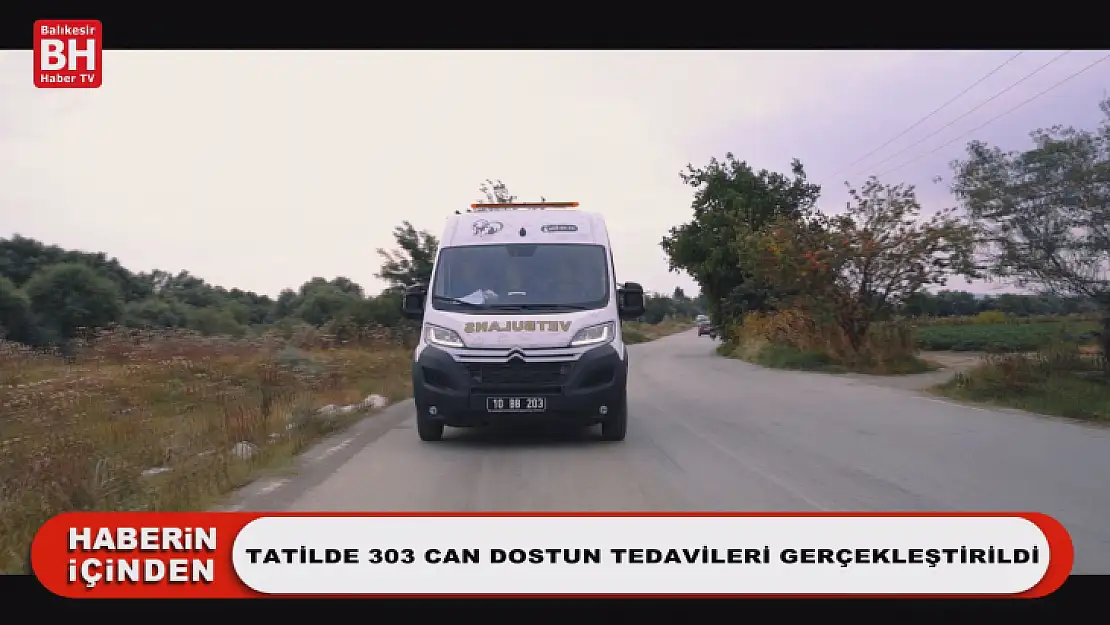 Tatilde 303 Can Dostun Tedavileri Gerçekleştirildi