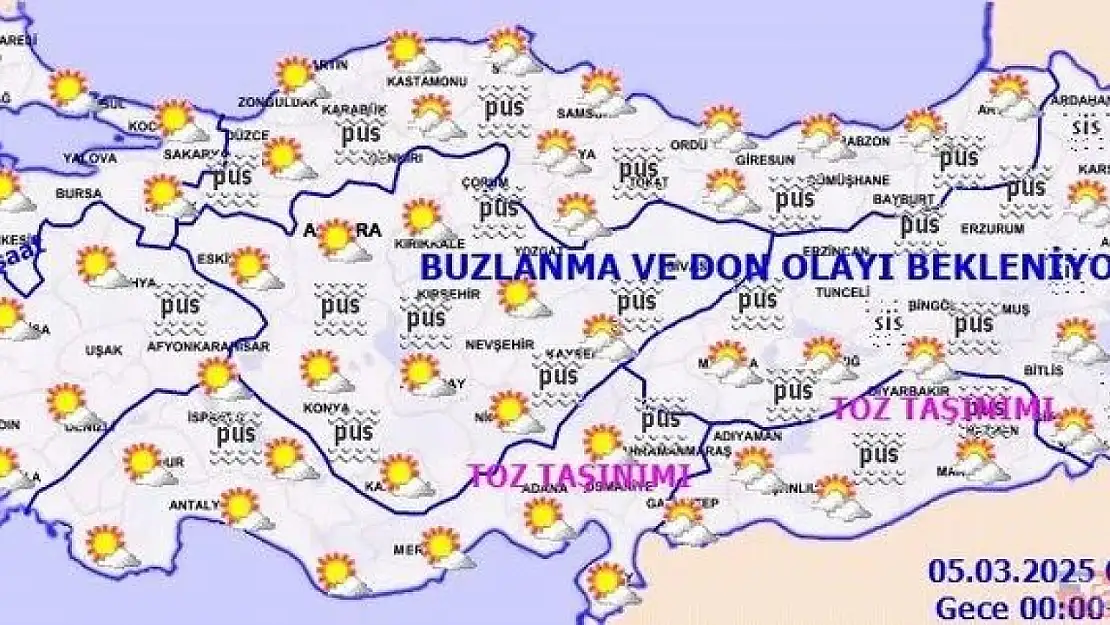 Türkiye'yi Bekleyen Meteorolojik Tehlikeler