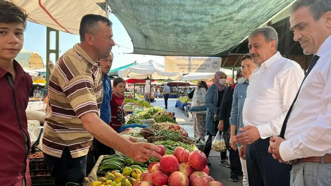 Vali Şıldak'tan Burhaniye Pazarına Ziyaret