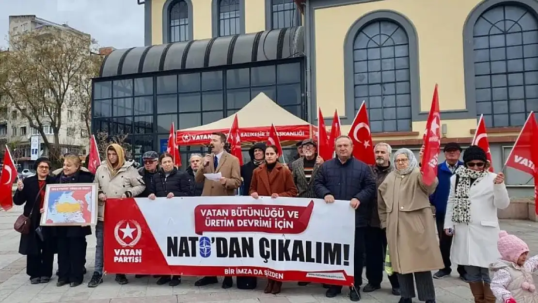 Vatan Partisi İl Başkanlığı'ndan Kur'an-ın Yakılmasına Tepki'Nato'dan Çıkalım'