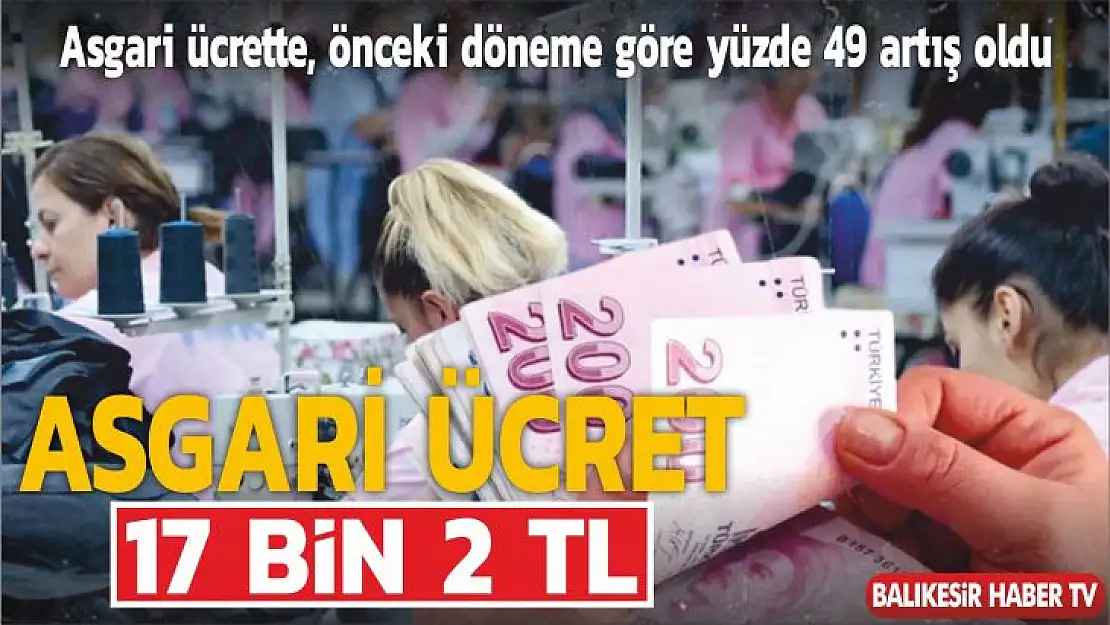 Yeni asgari ücret belli oldu