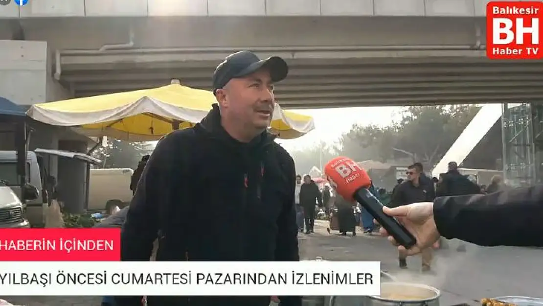 Yılbaşı Öncesi Cumartesi Pazarından İzlenimler