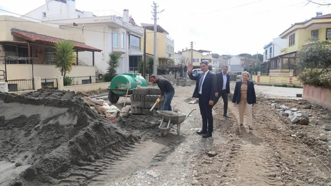 YOL YAPIM ÇALIŞMALARI DEVAM EDİYOR