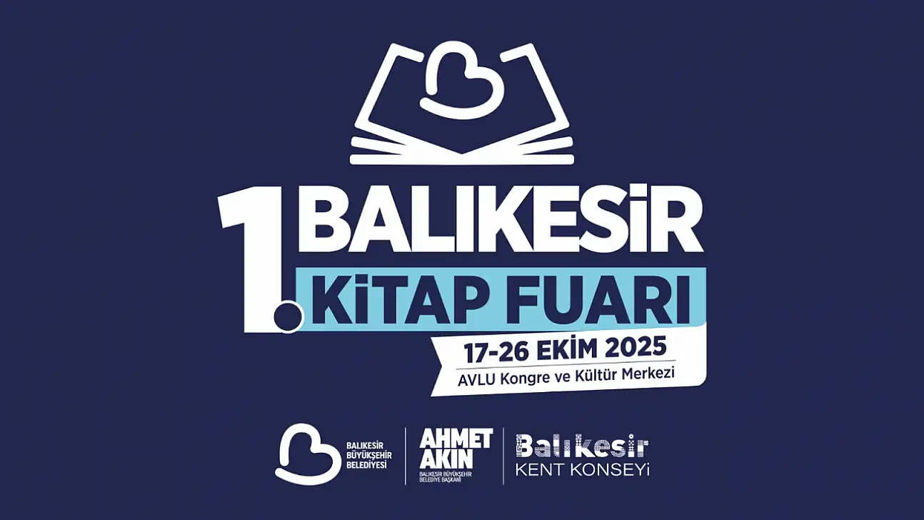 1. Balıkesir Kitap Fuarı 17-26 Ekimde açılıyor