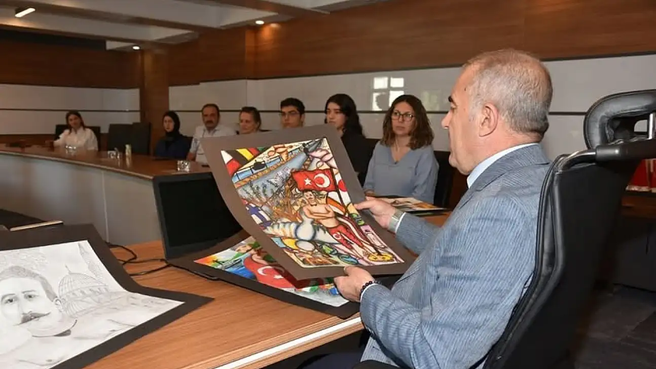 Ata Sporumuzun Yenilmez İsmi Kurtdereli Mehmet Pehlivan Resim Yarışmasında Ödüller Sahiplerini Buldu