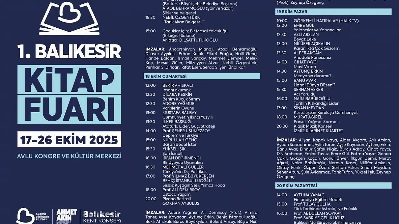 Balıkesir'in ilk büyük kitap fuarı kapılarını açıyor