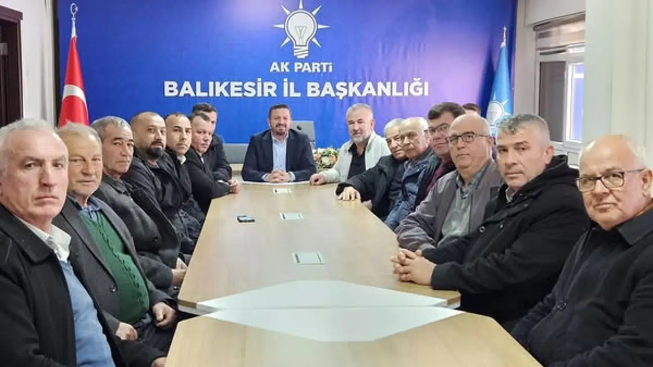 BAŞKAN AYDEMİR, ALTIEYLÜLLÜ MUHTARLARI DİNLEDİ