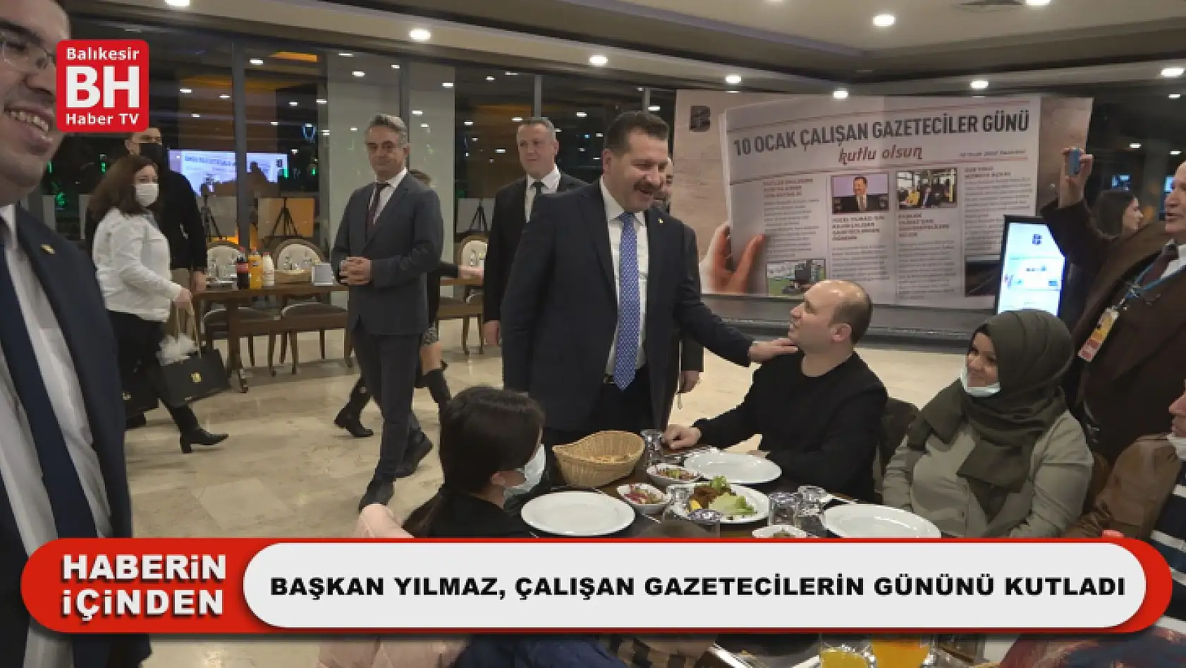 Başkan Yılmaz Çalışan Gazetecilerin Gününü Kutladı