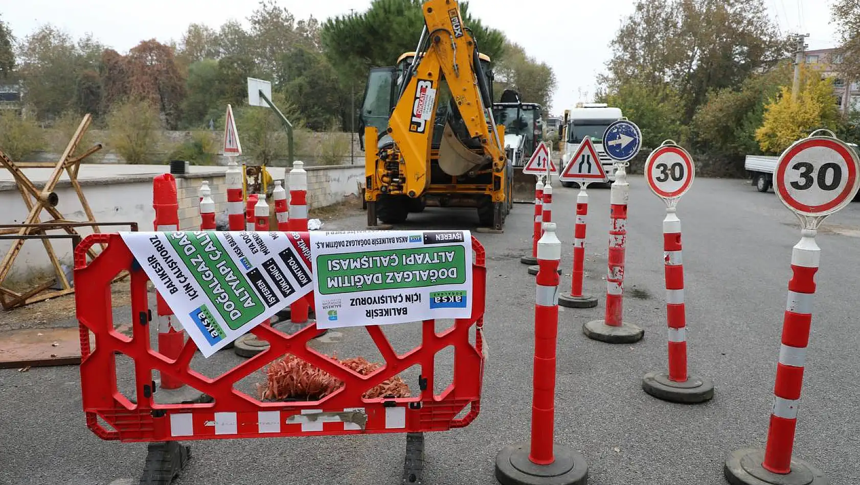 Edremit Sarıkız Mahallesi'nde Doğalgaz Çalışmaları Başladı