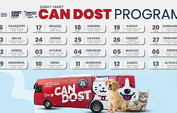 Can Dost Şubat-Mart programı belli oldu
