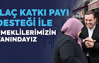 İhtiyaç sahibi emeklinin ilaç katılım payı Balıkesir Büyükşehir Belediyesinden