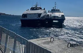 Kaza yapan deniz otobüsünün imdadına BASKİ yetişti