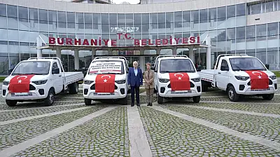 BURHANİYE BELEDİYESİ ARAÇ FİLOSUNU GÜÇLENDİRMEYE DEVAM EDİYOR