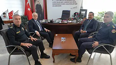 BURHANİYE PROTOKOLÜNDEN BAŞKAN DEVECİLER'E ZİYARET