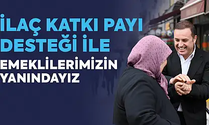 İhtiyaç sahibi emeklinin ilaç katılım payı Balıkesir Büyükşehir Belediyesinden