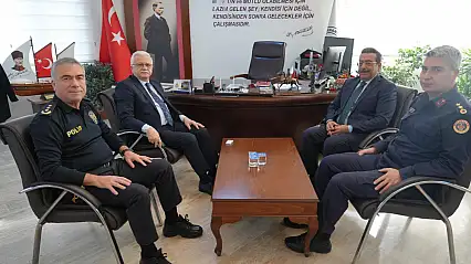 BURHANİYE PROTOKOLÜNDEN BAŞKAN DEVECİLER'E ZİYARET