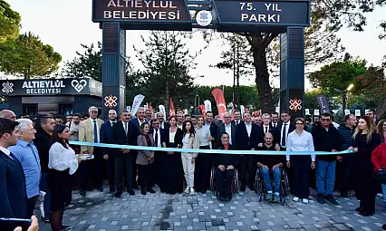 ALTIEYLÜL 75. YIL PARKI KAPILARINI AÇTI