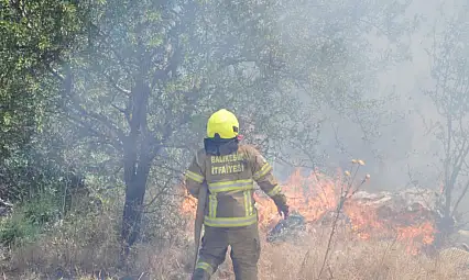 Balıkesir Büyükşehir İtfaiyesi'nden bölge yangınlarına güçlü destek