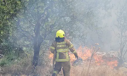 Balıkesir İtfaiyesi'nin 683 kahramanı 12 günde 971 yangına müdahale etti