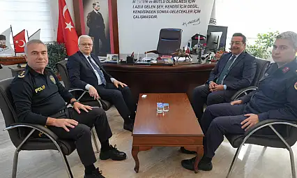 BURHANİYE PROTOKOLÜNDEN BAŞKAN DEVECİLER'E ZİYARET