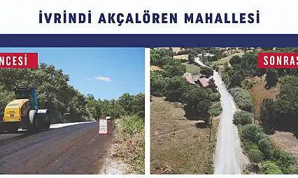 Büyükşehir'den Gönen, Savaştepe ve İvrindi'de yollara modern dokunuş