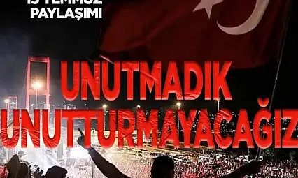 İletişim Başkanlığı'ndan 15 Temmuz kitabı paylaşımı: 'Unutmadık unutturmayacağız'