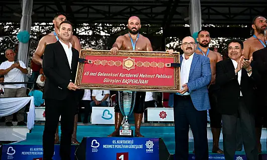 Kurtdere Güreşleri muhteşem bir finalle sona erdi...Altın Kemer Orhan Okulu'nun