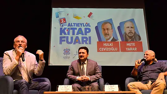 Hulki Cevizoğlu ve Mete Yarar Altıeylül'de