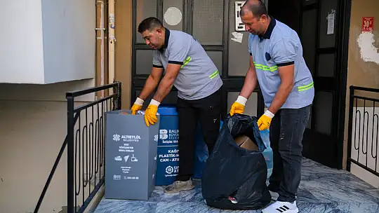 Altıeylül Belediyesi'nden Sıfır Atıkta Örnek Uygulama