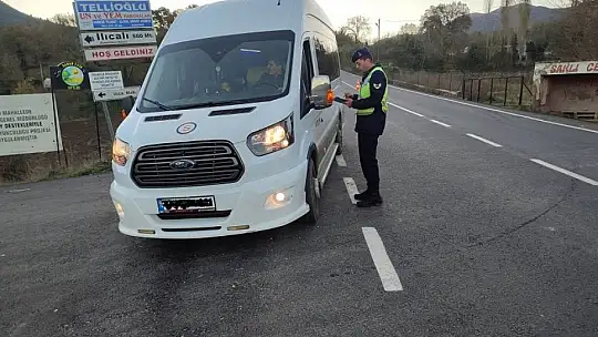 Yük ve Yolcu Taşıyan Araçlar Denetlendi.