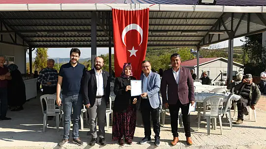 BAŞKAN ŞEHİRLİ, TAŞKÖY'DE 35 YILLIK TAPU SORUNUNU ÇÖZDÜ