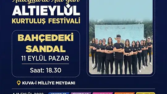 Altıeylül Kurtuluş Festivali Başlıyor